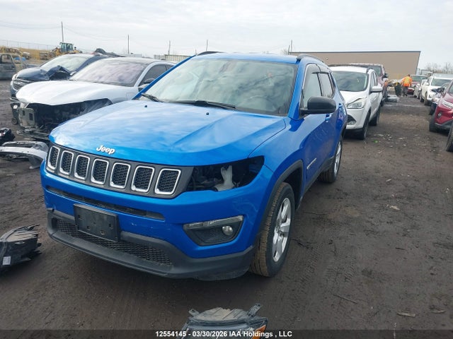 12554145 :رقم المزاد ، 3C4NJDBB6JT138509 vin ، 2018 Jeep Compass North مزاد بيع