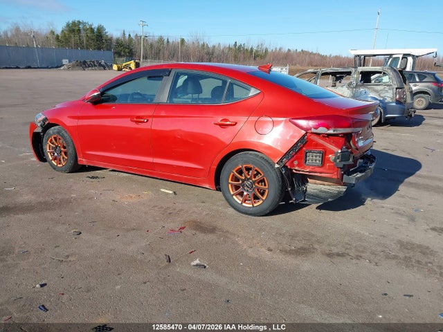 12585470 :رقم المزاد ، KMHD84LF9HU376231 vin ، 2017 Hyundai Elantra Se/value/limited مزاد بيع