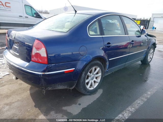 2004 Volkswagen Passat Gls 1.8t მანქანა იყიდება აუქციონზე, vin: WVWPD23B74P327987, აუქციონის ნომერი: 12489088