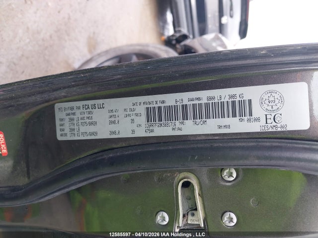 1C6RR7FG9KS691716 RAM 1500 Classic Tradesman