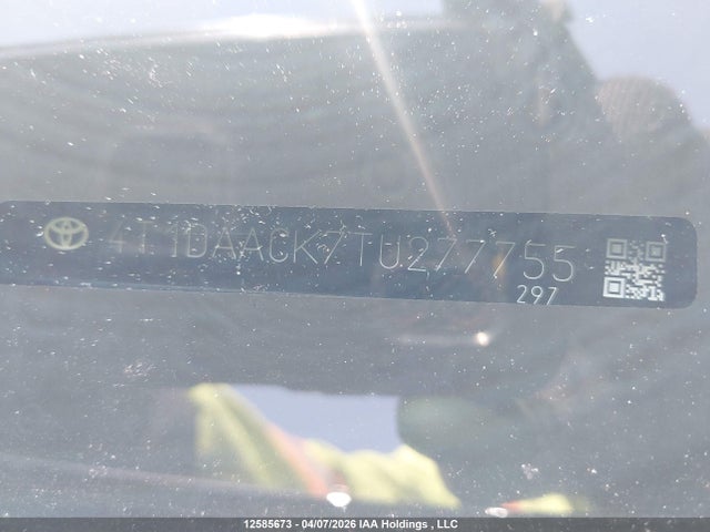 12585673 :رقم المزاد ، 4T1DAACK7TU277755 vin ، 2026 Toyota Camry Hybrid Se Fwd مزاد بيع