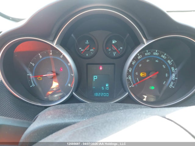12585697 :رقم المزاد ، 1G1PF5S97B7143021 vin ، 2011 Chevrolet Cruze Lt مزاد بيع