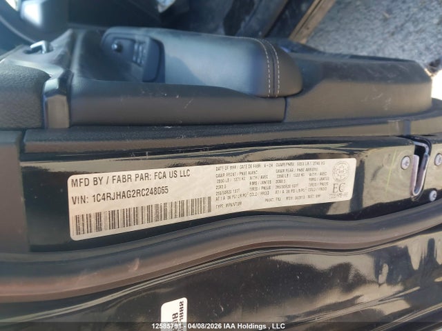 1C4RJHAG2RC248065 Jeep Grand Cherokee Altitude