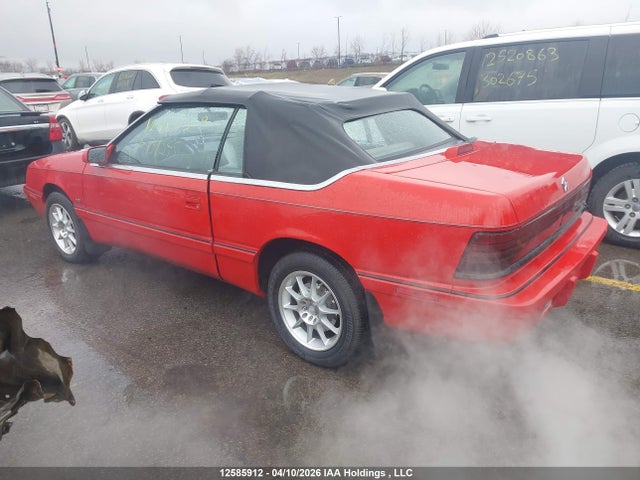 Aukcja sprzedaży 1991 Chrysler Lebaron, vin: 1C3BJ4539MG139545, numer aukcji: 12585912