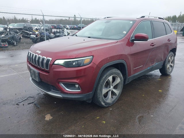 12586031 :رقم المزاد ، 1C4PJMDX5KD415448 vin ، 2019 Jeep Cherokee Limited مزاد بيع