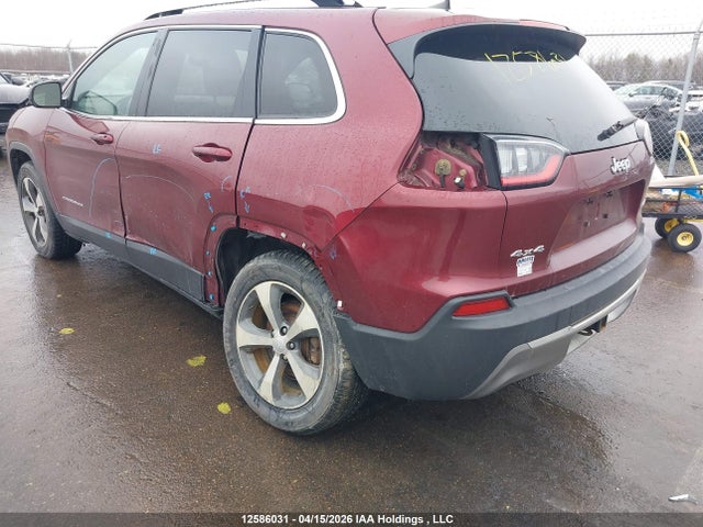 12586031 :رقم المزاد ، 1C4PJMDX5KD415448 vin ، 2019 Jeep Cherokee Limited مزاد بيع