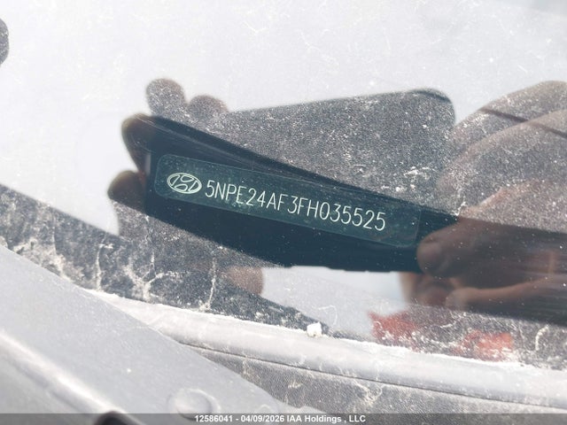 12586041 :رقم المزاد ، 5NPE24AF3FH035525 vin ، 2015 Hyundai Sonata Gls مزاد بيع