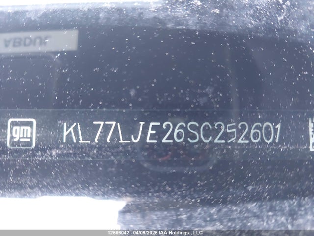 KL77LJE26SC252601 Chevrolet Trax 2rs