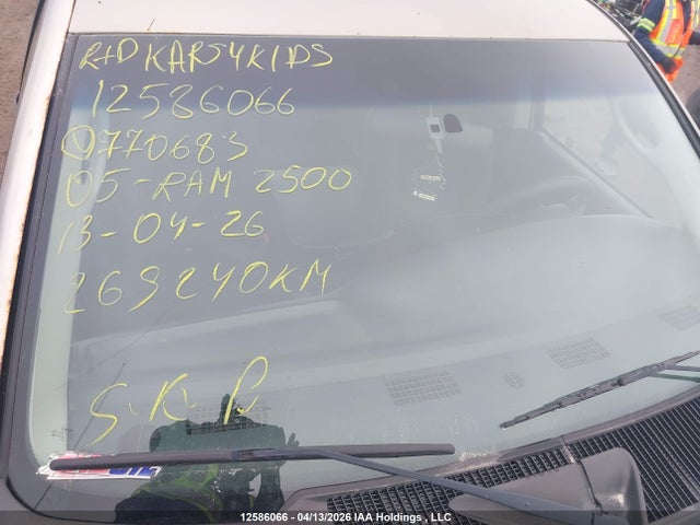 Aukcja sprzedaży 2005 Dodge Ram 2500 St/slt, vin: 3D7KS28D25G770683, numer aukcji: 12586066