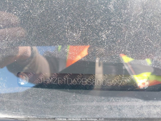 Aukcja sprzedaży 2011 Honda Cr-z, vin: JHMZF1D69BS800599, numer aukcji: 12586104