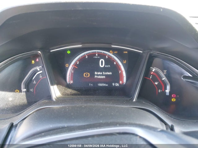 2019 Honda Civic Sport Touring მანქანა იყიდება აუქციონზე, vin: SHHFK7G99KU301127, აუქციონის ნომერი: 12586158