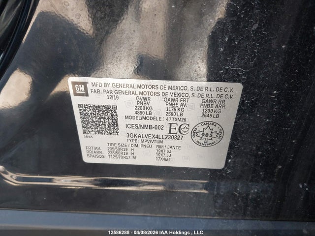 3GKALVEX4LL230327 GMC Terrain Slt