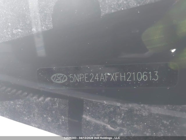 5NPE24AFXFH210613 Hyundai SONATA GLS