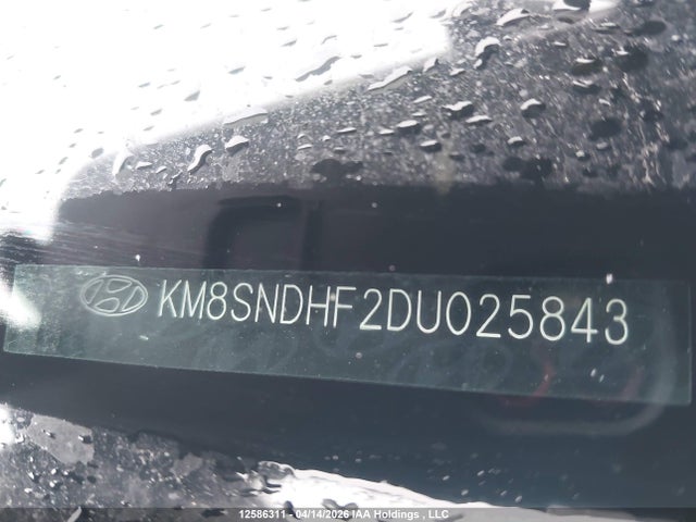 2013 Hyundai Santa Fe Xl Premium მანქანა იყიდება აუქციონზე, vin: KM8SNDHF2DU025843, აუქციონის ნომერი: 12586311