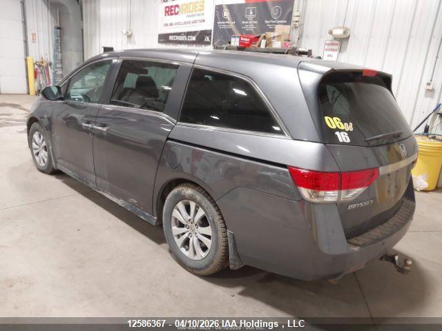 12586367 :رقم المزاد ، 5FNRL5H61HB501545 vin ، 2017 Honda Odyssey Exl مزاد بيع