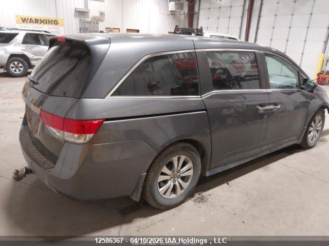 12586367 :رقم المزاد ، 5FNRL5H61HB501545 vin ، 2017 Honda Odyssey Exl مزاد بيع