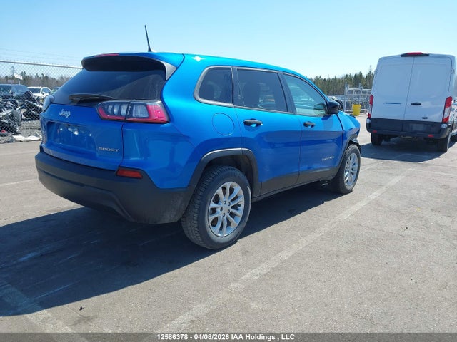 Продажа на аукционе авто 2022 Jeep Cherokee Sport, vin: 1C4PJMAB7ND549486, номер лота: 12586378