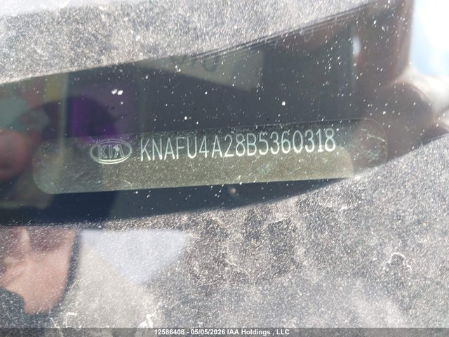 2011 Kia Forte 2.0l Ex მანქანა იყიდება აუქციონზე, vin: KNAFU4A28B5360318, აუქციონის ნომერი: 12586408