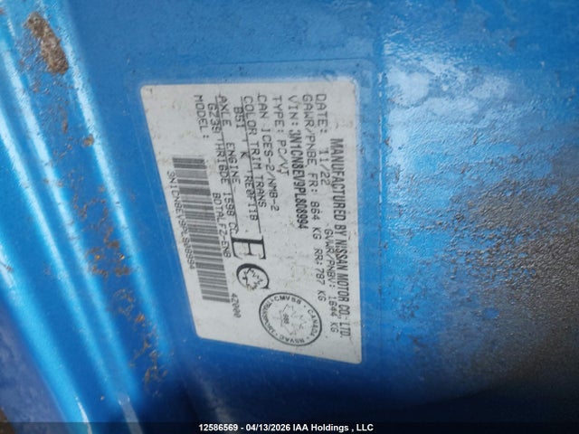 Nissan VERSA SV 2023 3N1CN8EV9PL808994 Image 18