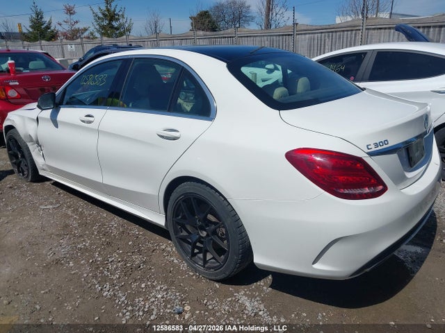12586583 :رقم المزاد ، 55SWF4KB9GU109341 vin ، 2016 Mercedes-benz C 300 4matic مزاد بيع