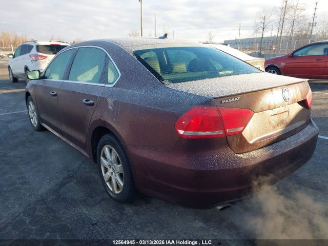 Auction sale of the 2013 Volkswagen Passat 2.5l Comfortline, vin: 1VWBH7A38DC069877, lot number: 12564945