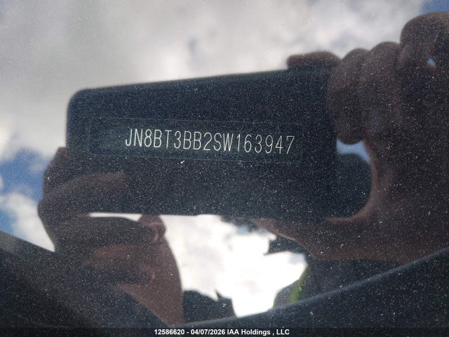 JN8BT3BB2SW163947 Nissan Rogue Sv/rock Creek