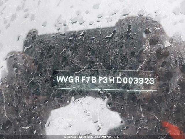 WVGRF7BP3HD003323 Volkswagen Touareg Wolfsburg