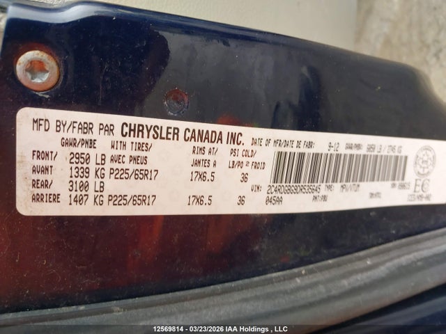 Продажа на аукционе авто 2013 Dodge Grand Caravan Se/sxt, vin: 2C4RDGBG9DR535645, номер лота: 12569814