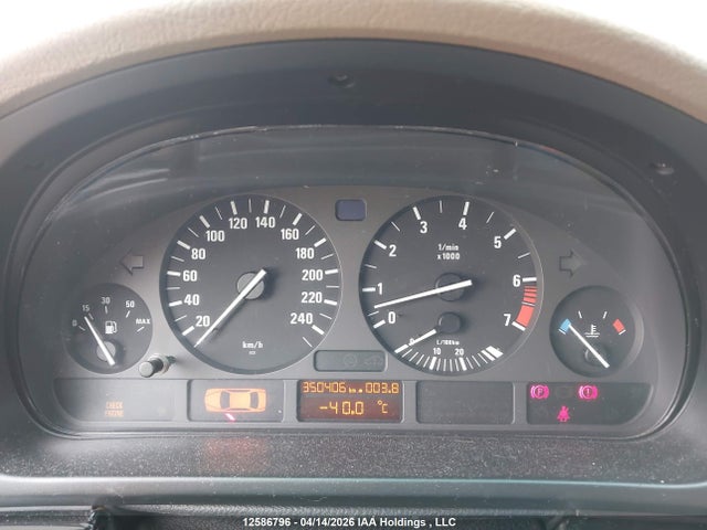 Aukcja sprzedaży 1997 Bmw 528 I, vin: WBADD5322VBV51765, numer aukcji: 12586796