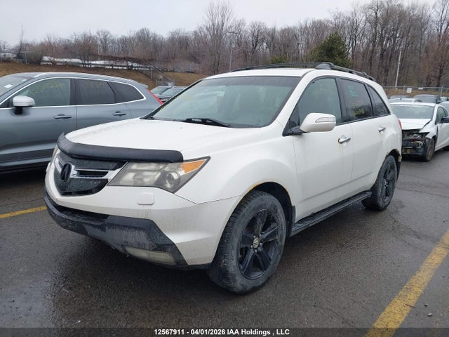 12567911 :رقم المزاد ، 2HNYD28858H001076 vin ، 2008 Acura Mdx Elite Package مزاد بيع