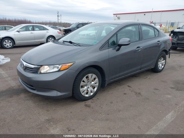 12586852 :رقم المزاد ، 2HGFB2F46CH041633 vin ، 2012 Honda Civic Lx مزاد بيع