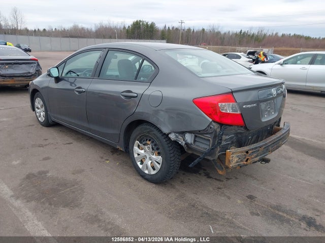 12586852 :رقم المزاد ، 2HGFB2F46CH041633 vin ، 2012 Honda Civic Lx مزاد بيع