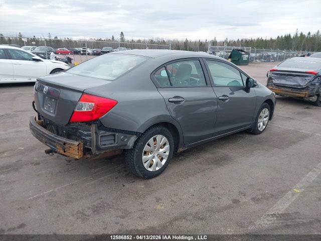 12586852 :رقم المزاد ، 2HGFB2F46CH041633 vin ، 2012 Honda Civic Lx مزاد بيع