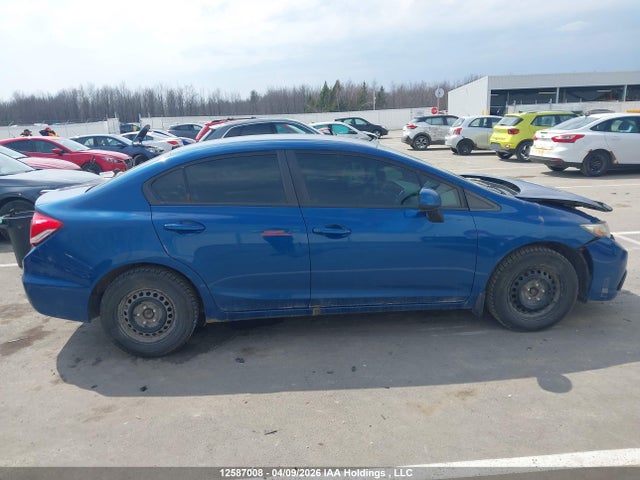 2013 Honda Civic Lx მანქანა იყიდება აუქციონზე, vin: 2HGFB2E45DH011574, აუქციონის ნომერი: 12587008