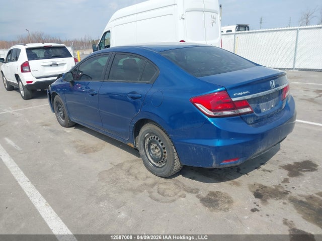 2013 Honda Civic Lx მანქანა იყიდება აუქციონზე, vin: 2HGFB2E45DH011574, აუქციონის ნომერი: 12587008