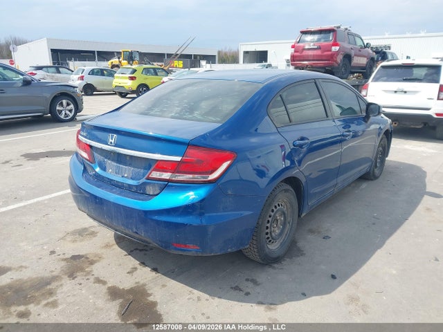 2013 Honda Civic Lx მანქანა იყიდება აუქციონზე, vin: 2HGFB2E45DH011574, აუქციონის ნომერი: 12587008