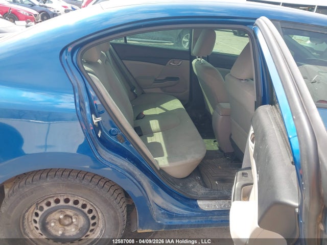 2013 Honda Civic Lx მანქანა იყიდება აუქციონზე, vin: 2HGFB2E45DH011574, აუქციონის ნომერი: 12587008
