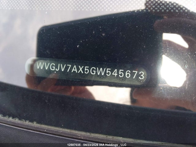 WVGJV7AX5GW545673 Volkswagen Tiguan
