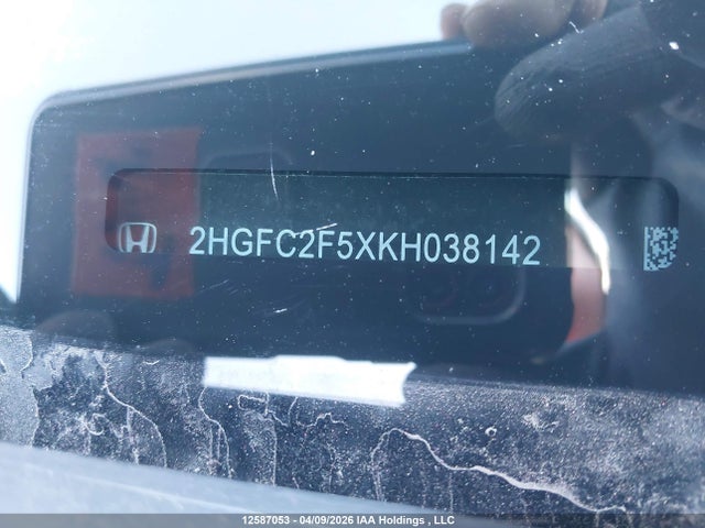 Продаж на аукціоні авто 2019 Honda Civic Lx, vin: 2HGFC2F5XKH038142, номер лоту: 12587053
