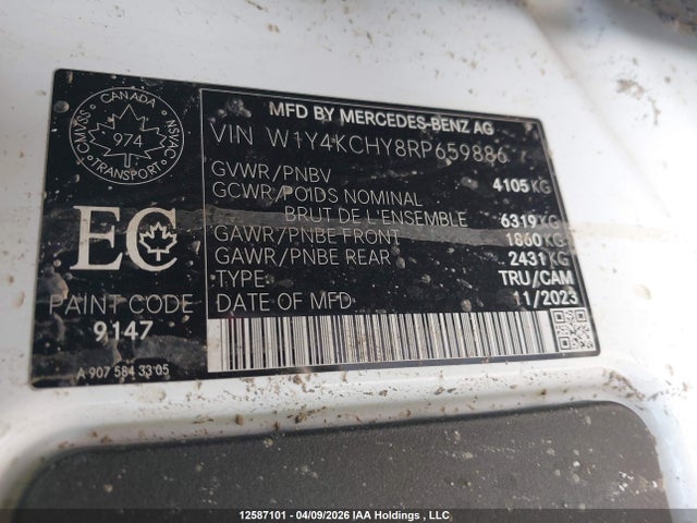 W1Y4KCHY8RP659886 Mercedes-Benz Sprinter 2500