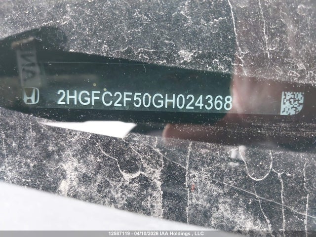 Aukcja sprzedaży 2016 Honda Civic Lx, vin: 2HGFC2F50GH024368, numer aukcji: 12587119