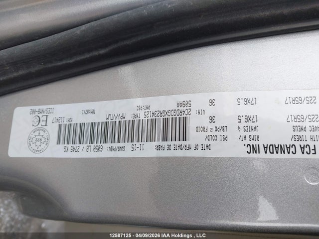 2C4RDGDGXGR234125 Dodge Grand Caravan Crew
