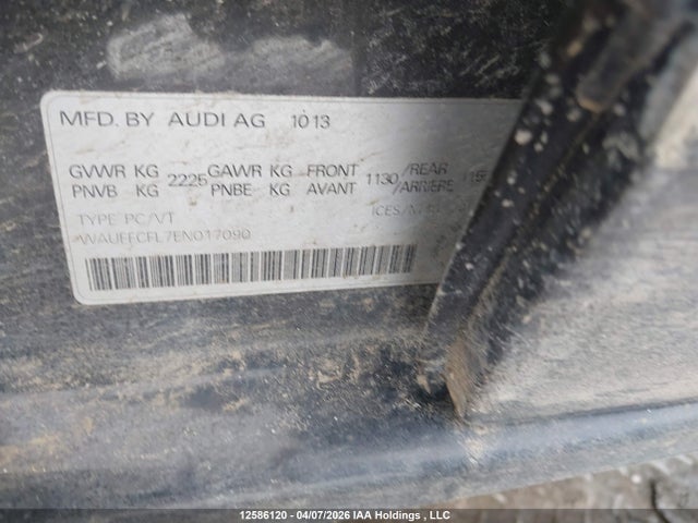 Aukcja sprzedaży 2014 Audi A4 2.0 Progressiv, vin: WAUFFCFL7EN017090, numer aukcji: 12586120