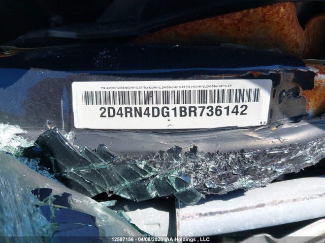 Продаж на аукціоні авто 2011 Dodge Grand Caravan Se/sxt, vin: 2D4RN4DG1BR736142, номер лоту: 12587156
