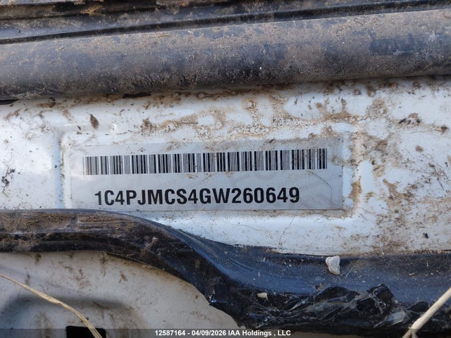 12587164 :رقم المزاد ، 1C4PJMCS4GW260649 vin ، 2016 Jeep Cherokee Latitude مزاد بيع