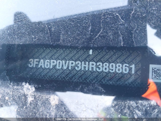 3FA6P0VP3HR389861 Ford Fusion Sport