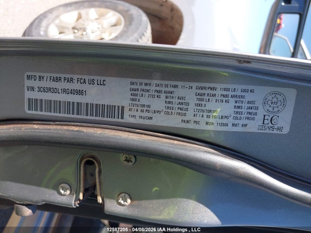3C63R3DL1RG409861 RAM 3500 Big Horn
