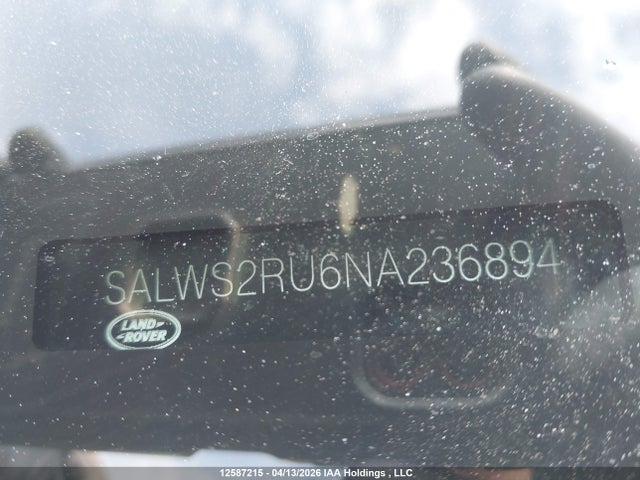 Продажа на аукционе авто 2022 Land Rover Range Rover Sport Hst Mhev, vin: SALWS2RU6NA236894, номер лота: 12587215