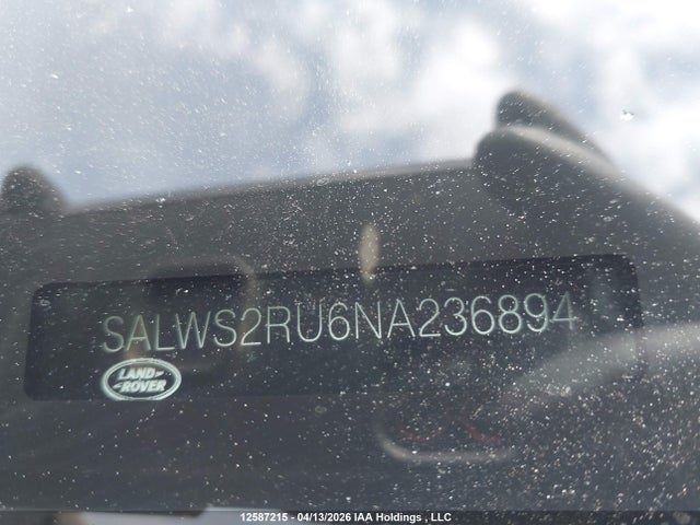 Продажа на аукционе авто 2022 Land Rover Range Rover Sport Hst Mhev, vin: SALWS2RU6NA236894, номер лота: 12587215