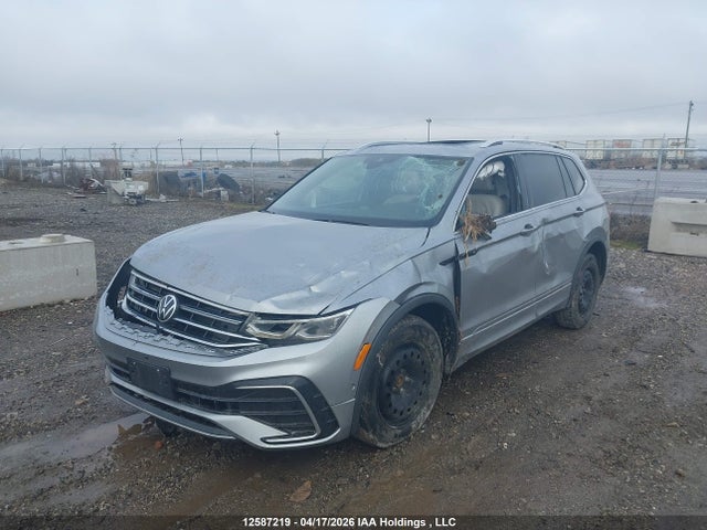 12587219 :رقم المزاد ، 3VV4B7AX2RM074564 vin ، 2024 Volkswagen Tiguan Sel R-line Black مزاد بيع